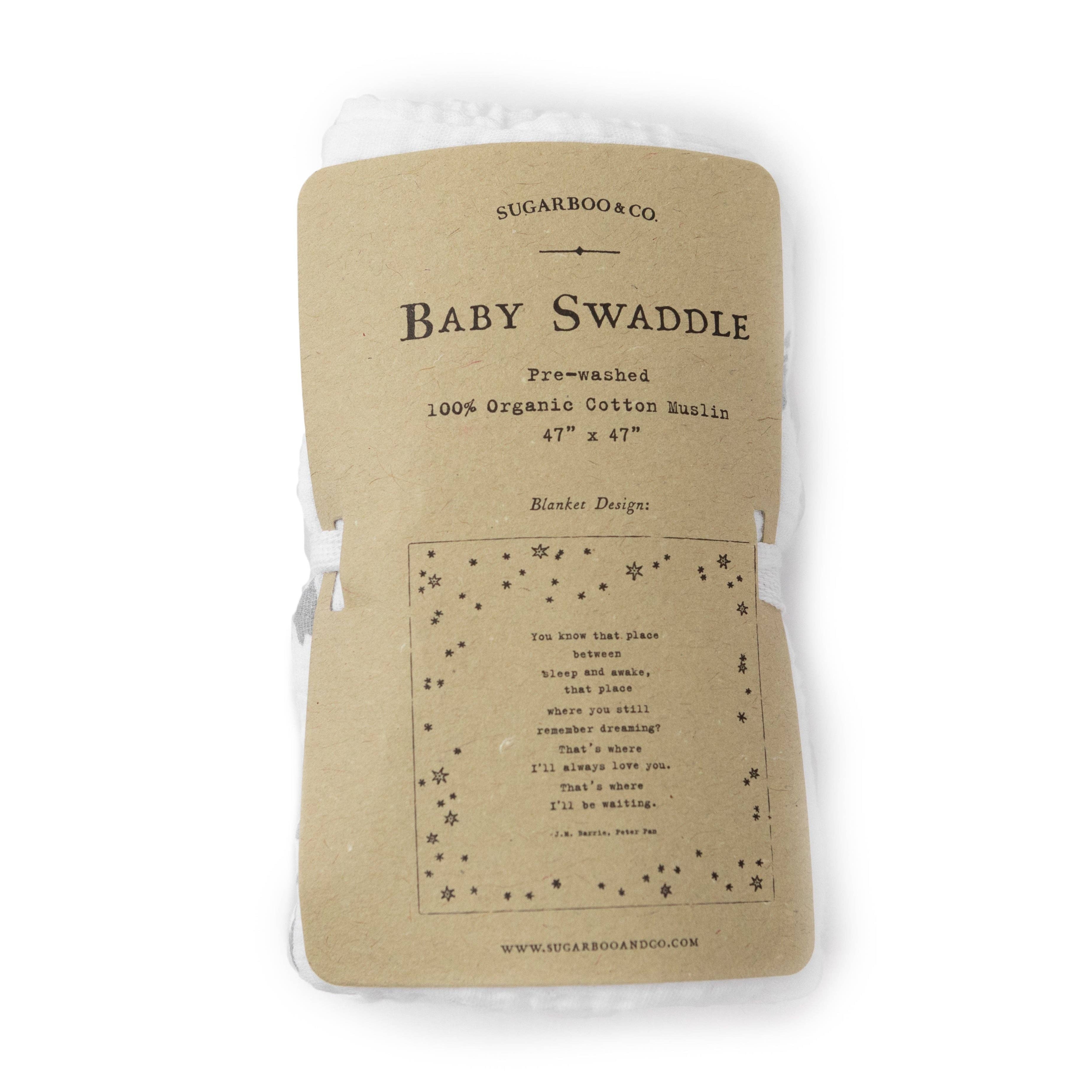 Between Sleep And Awake Swaddle Blanket - DIGS
