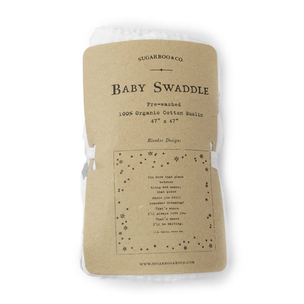 Between Sleep And Awake Swaddle Blanket - DIGS