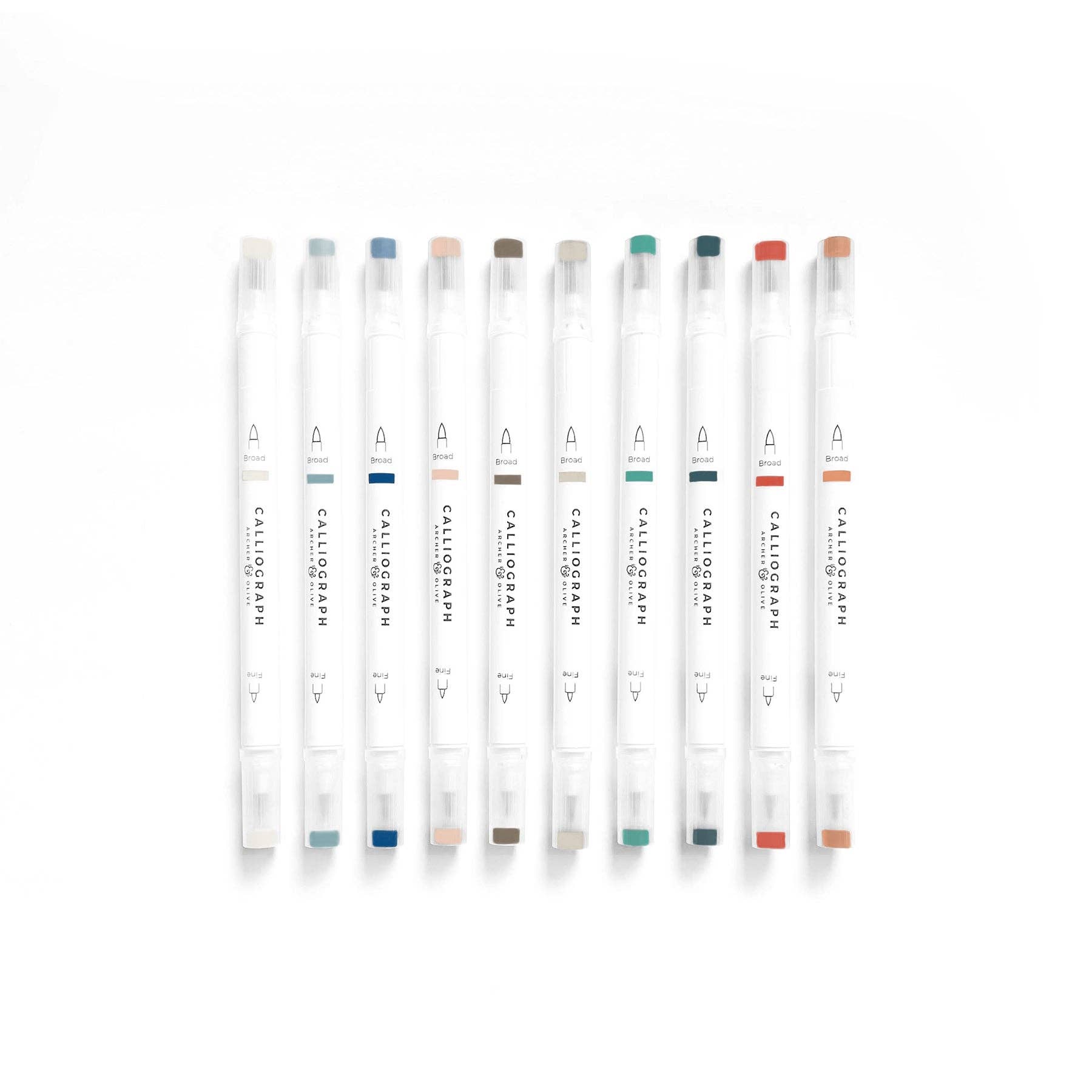 Beyond The Sea Set/10 Calliograph Pens - DIGS