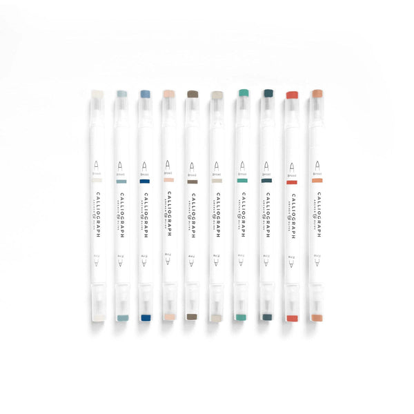 Beyond The Sea Set/10 Calliograph Pens - DIGS