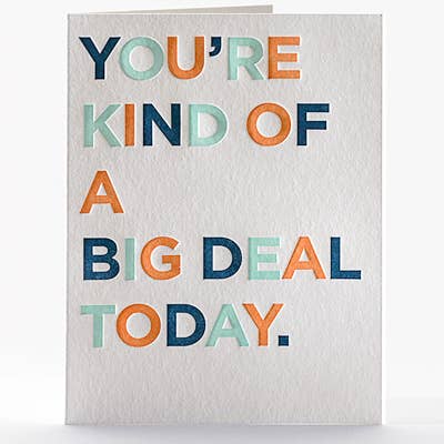 Big Deal Birthday Card - DIGS