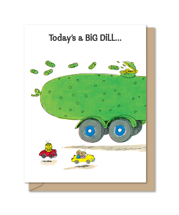 Big Dill Birthday Tri - Fold Card - DIGS