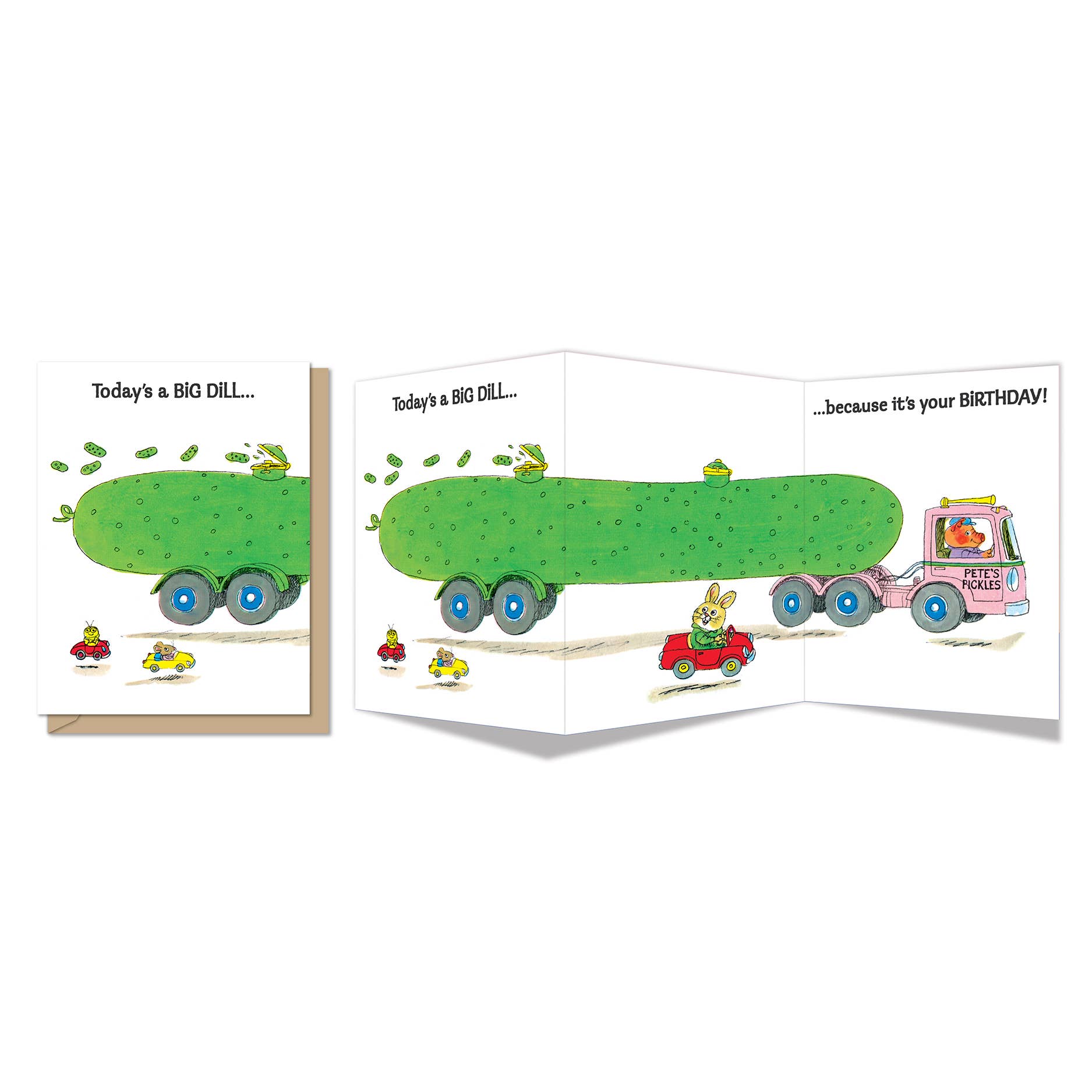 Big Dill Birthday Tri - Fold Card - DIGS