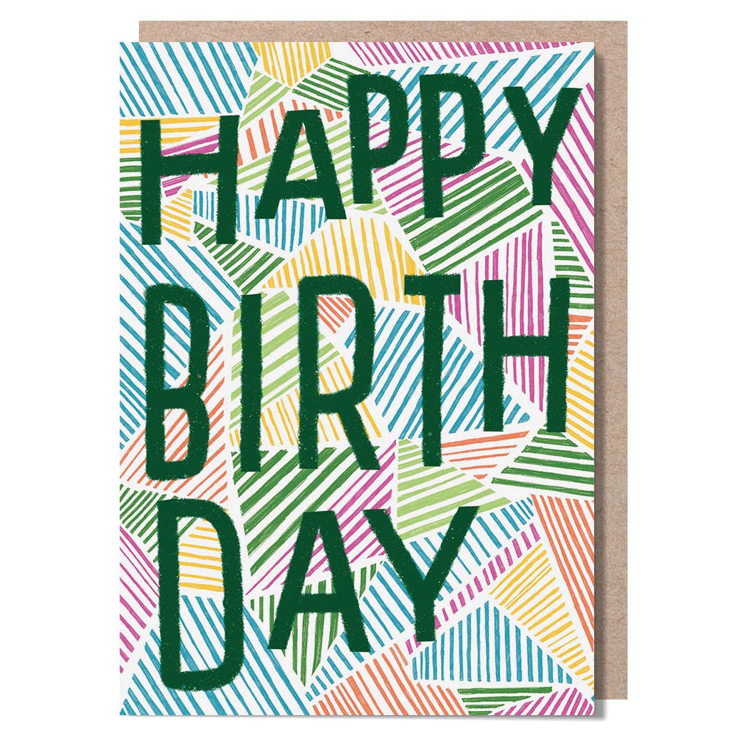 Big Green Birthday Card - DIGS