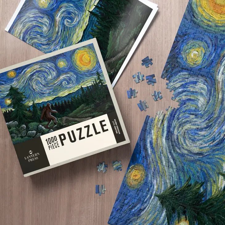 Bigfoot Starry Night Puzzle - DIGS