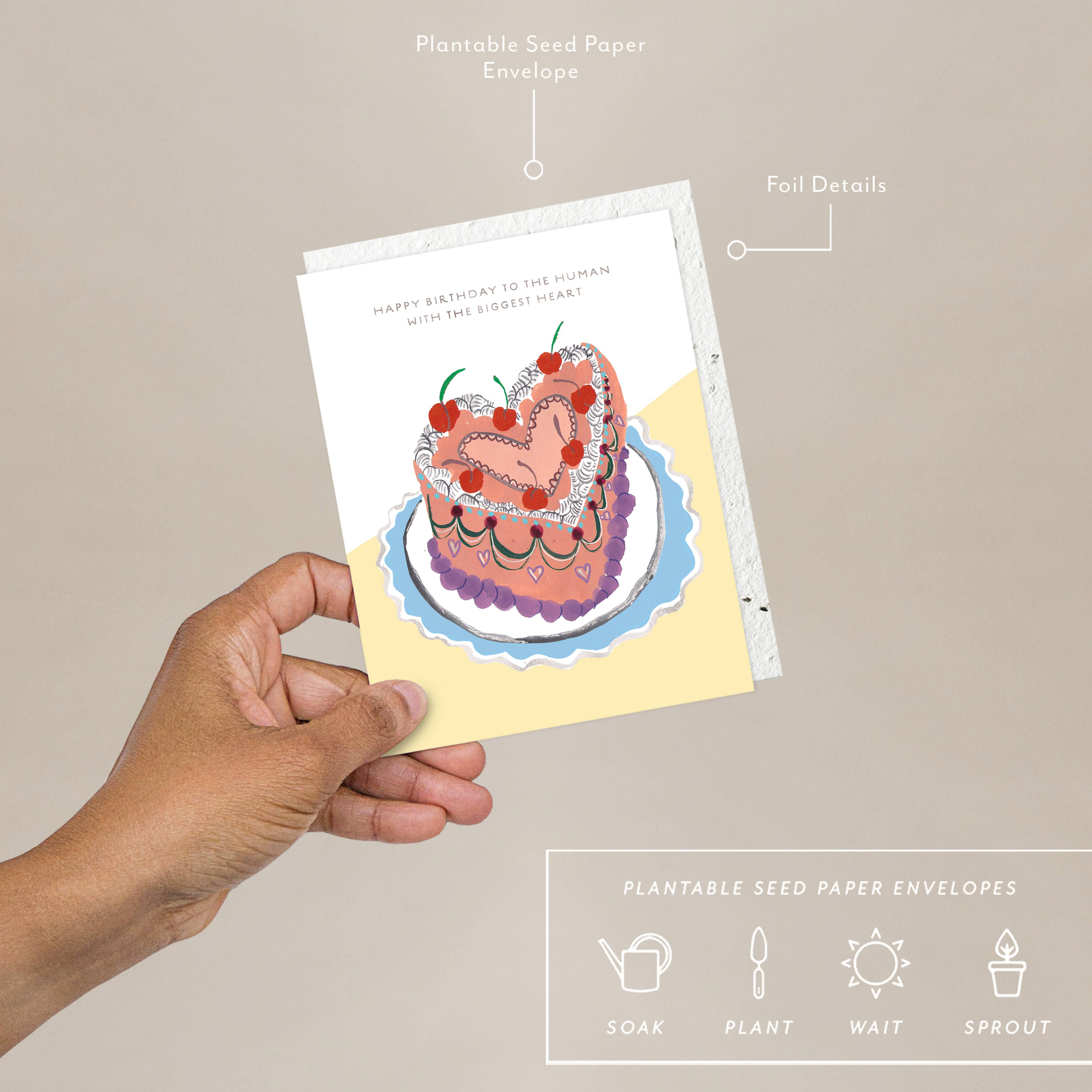 Biggest Heart Birthday Card - DIGS