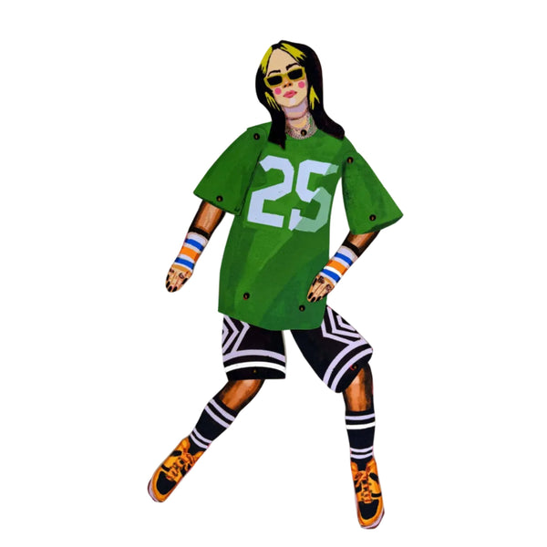Billie Eilish Cut and Make Puppet - DIGS