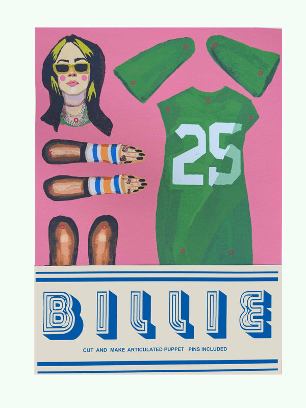 Billie Eilish Cut and Make Puppet - DIGS