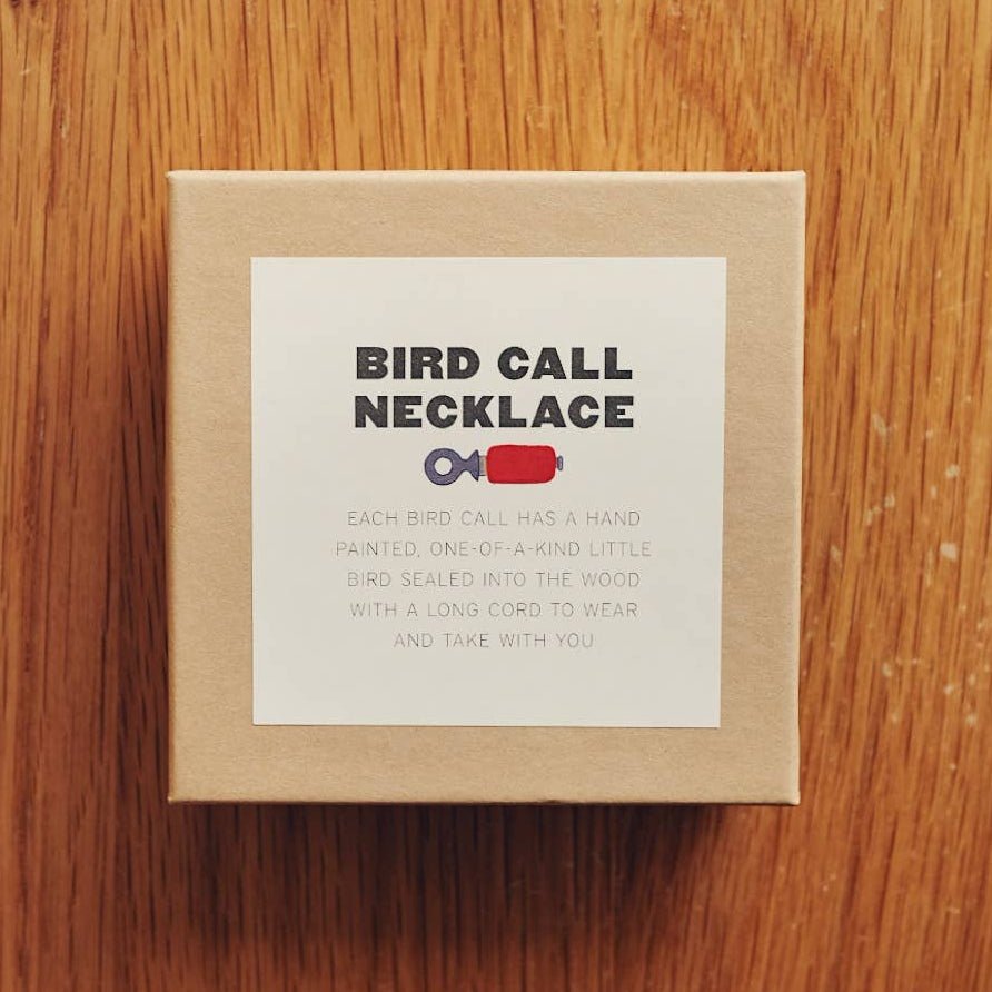Bird Call Necklace - Red - DIGS