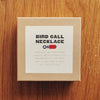 Bird Call Necklace - Red - DIGS