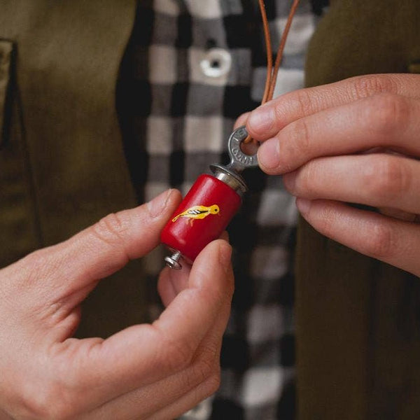 Bird Call Necklace - Red - DIGS