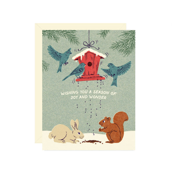 Bird Feeder Holiday Cards - DIGS