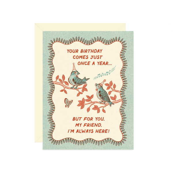 Bird Friends Birthday Card - DIGS