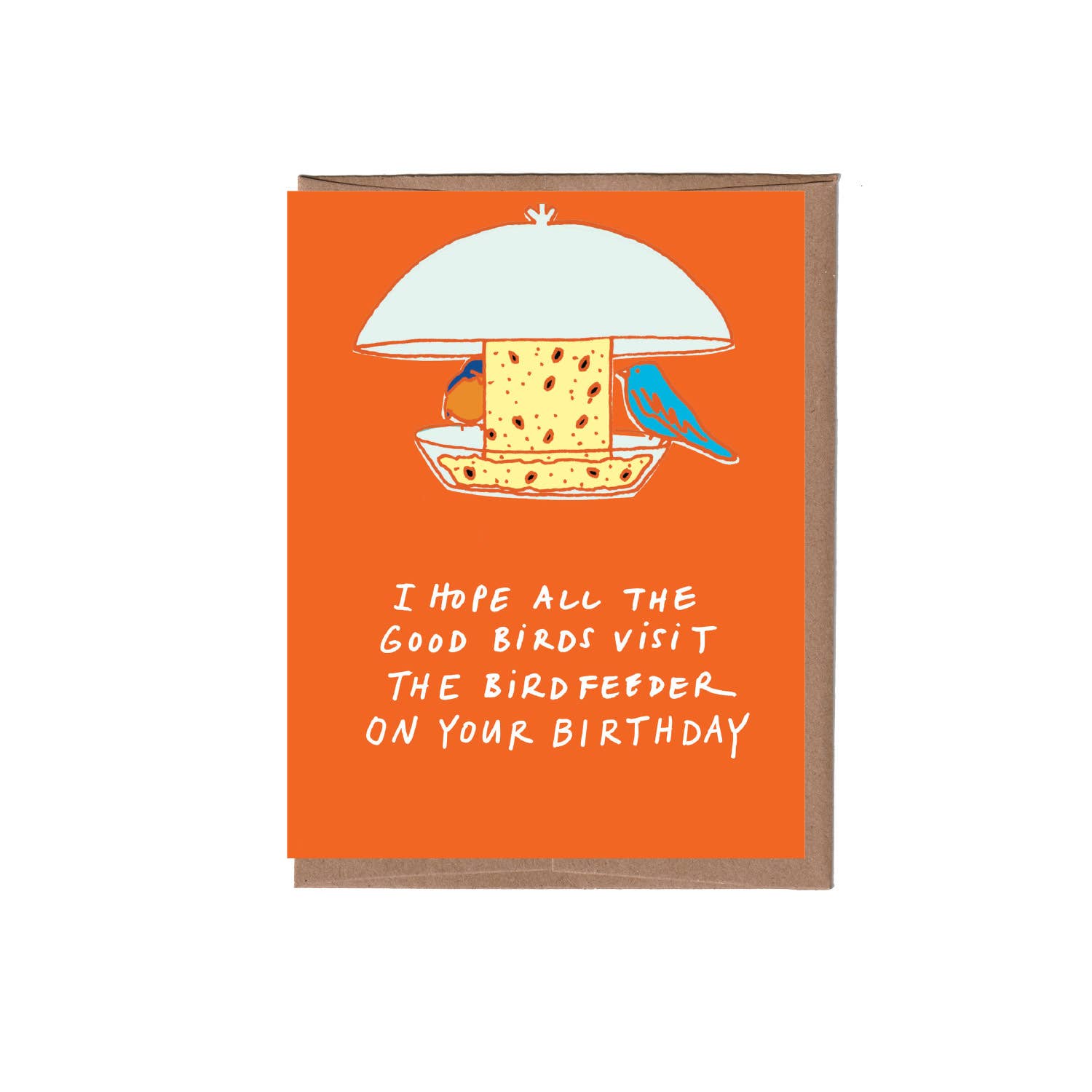 Birdfeeder Birthday Card - DIGS