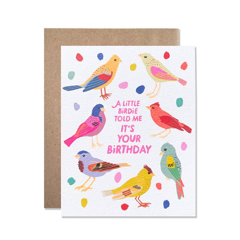 Birdies Birthday Card - DIGS