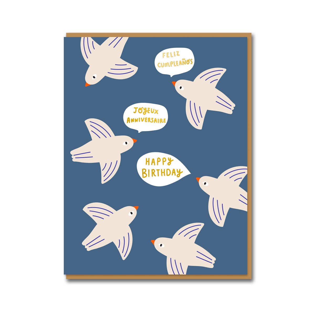 Birds Birthday Card - DIGS