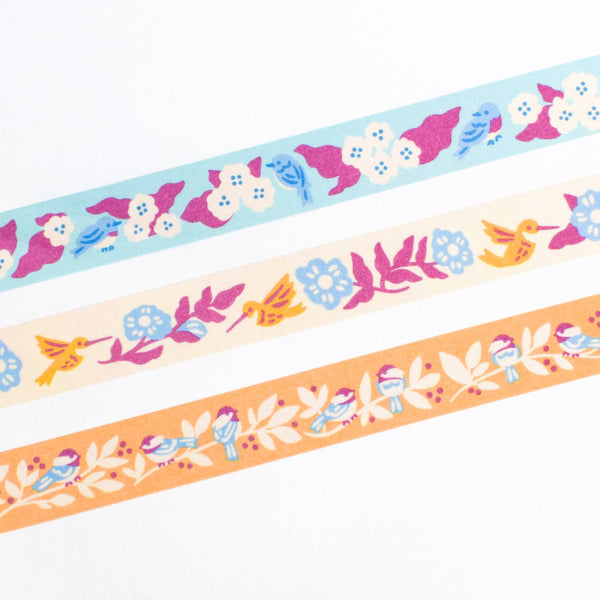 Birds & Blooms Washi Tape Set - DIGS
