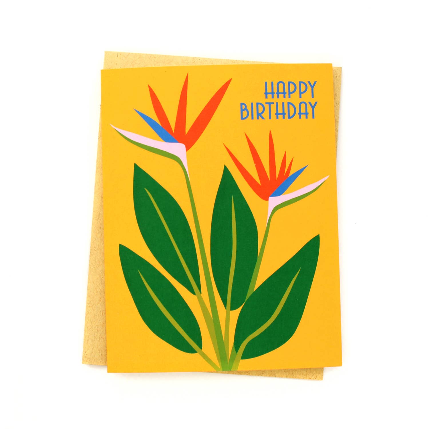 Birds of Paradise Birthday Card - DIGS