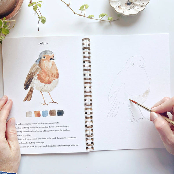 Birds Watercolor Workbook - DIGS