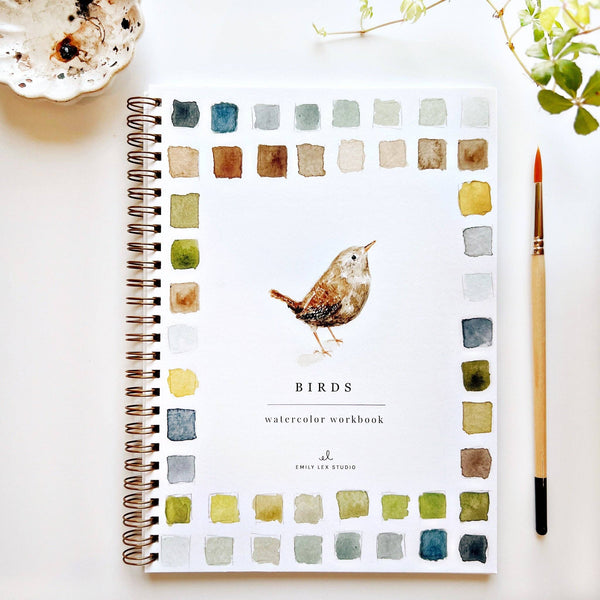 Birds Watercolor Workbook - DIGS
