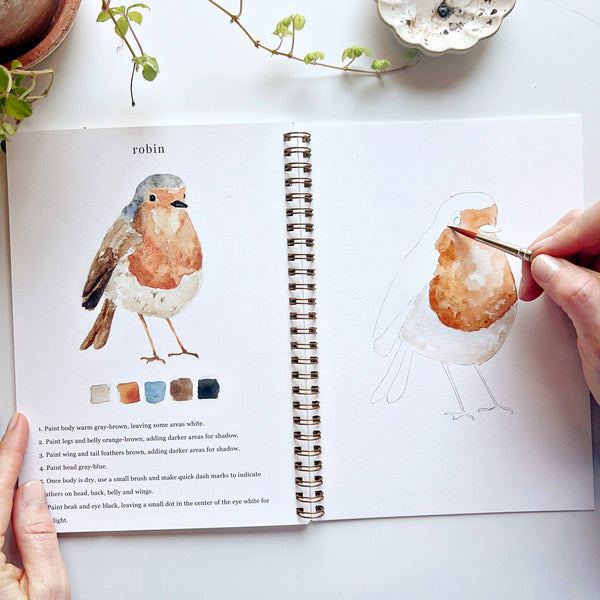 Birds Watercolor Workbook - DIGS