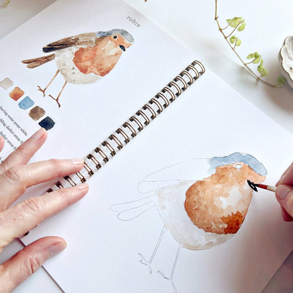 Birds Watercolor Workbook - DIGS