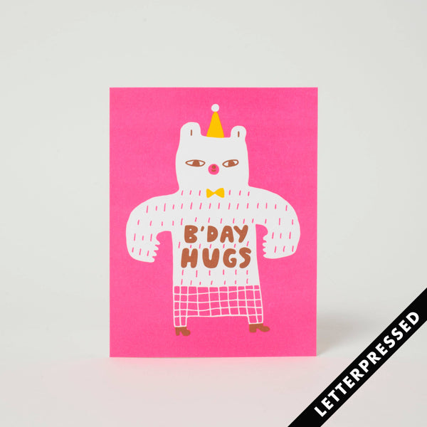 Birthday Bear Hugs Card - DIGS