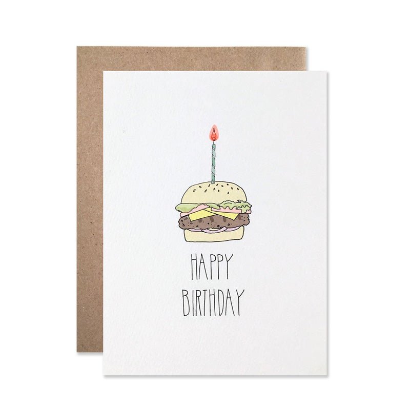 Birthday Burger Card - DIGS