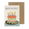 Birthday Cake Folk Design Card - DIGS