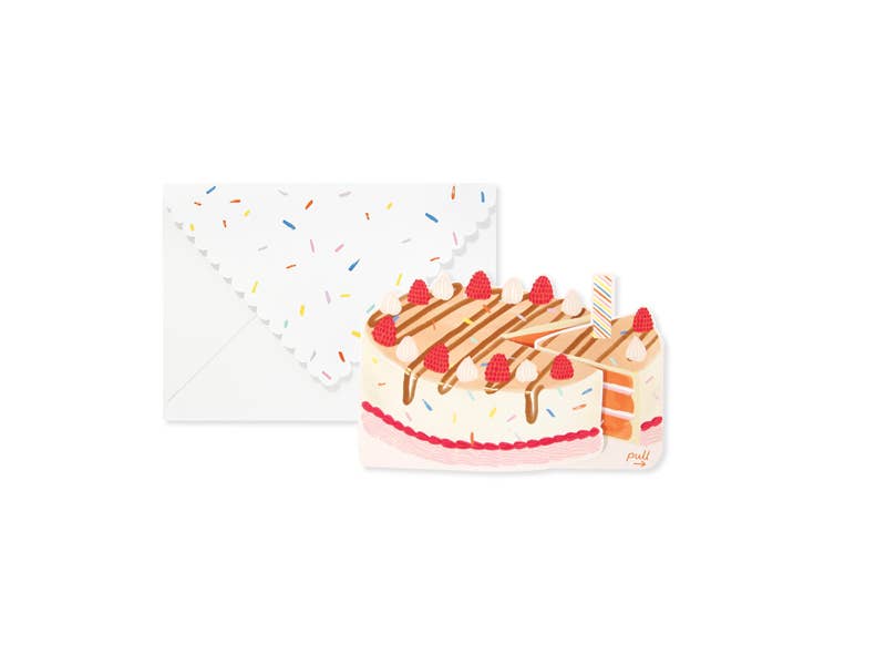 Birthday Cake Pop - Up Card - DIGS