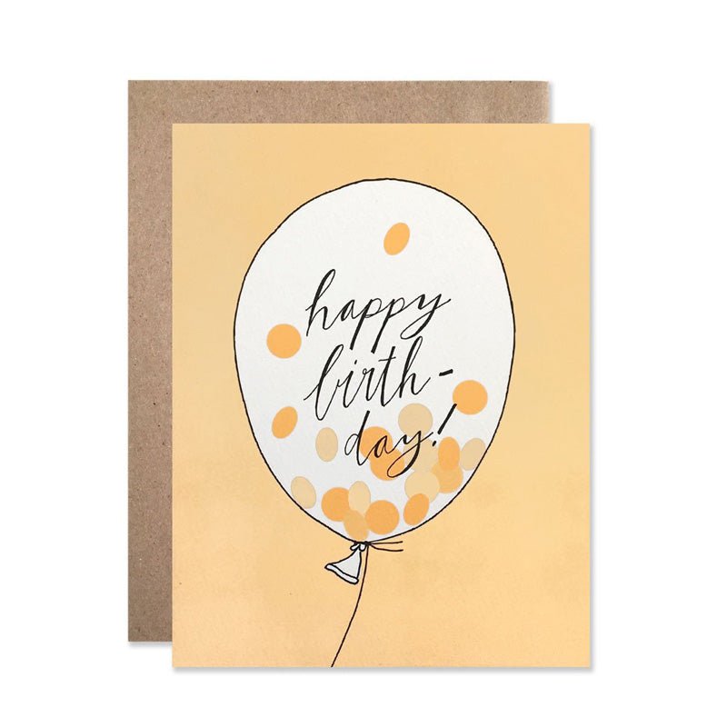 Birthday Confetti Balloon Card - DIGS