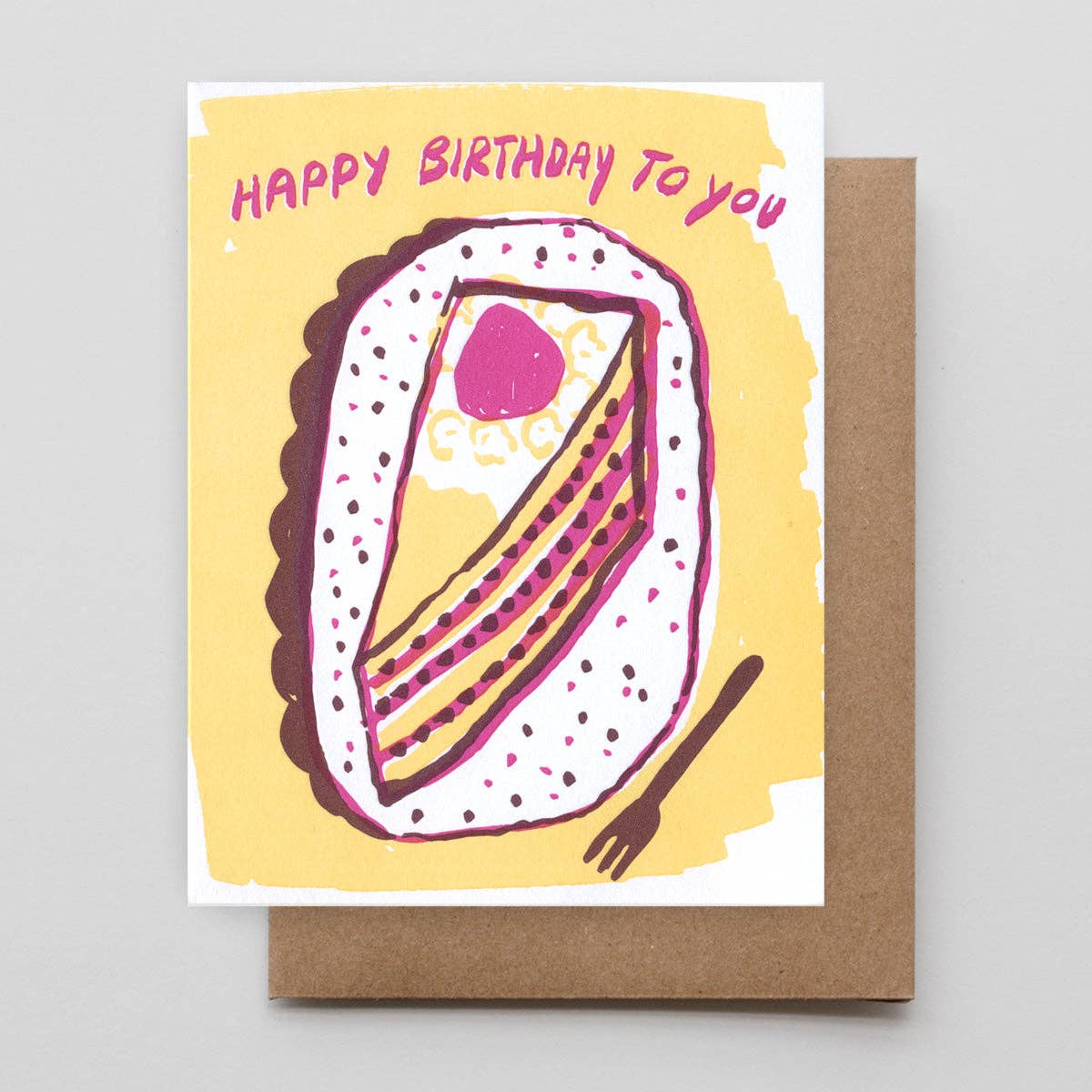 Birthday Doodle Cake Card - DIGS