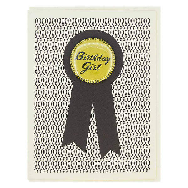 Birthday Girl Pin Birthday Card - DIGS