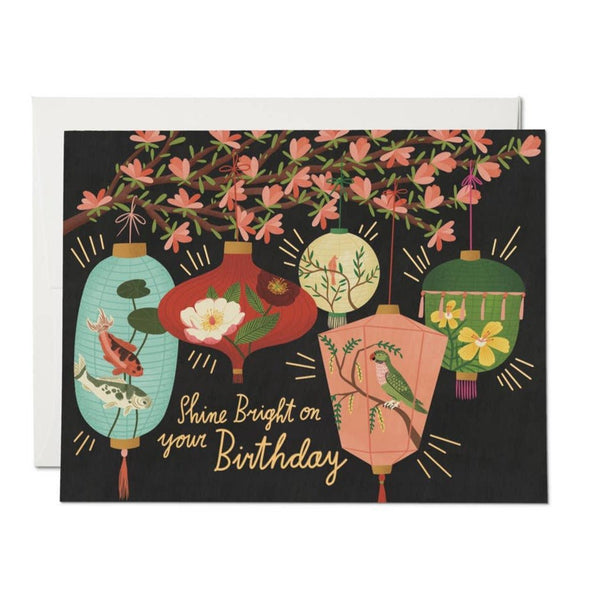 Birthday Lanterns Card - DIGS