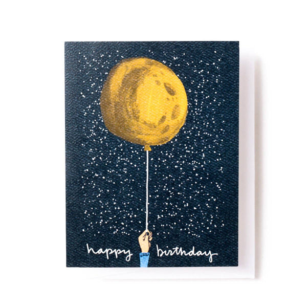 Birthday Moon Balloon Card - DIGS