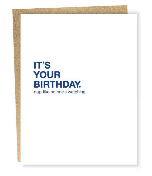 Birthday Nap Card - DIGS