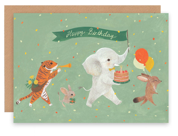 Birthday Parade Card - DIGS