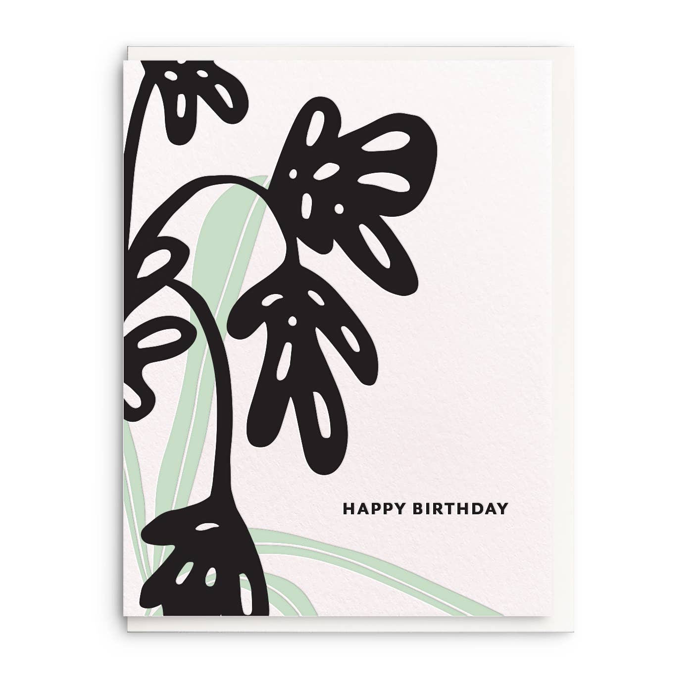 Birthday Plant Letterpress Birthday Card - DIGS