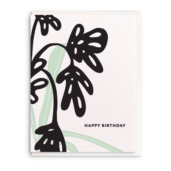 Birthday Plant Letterpress Birthday Card - DIGS