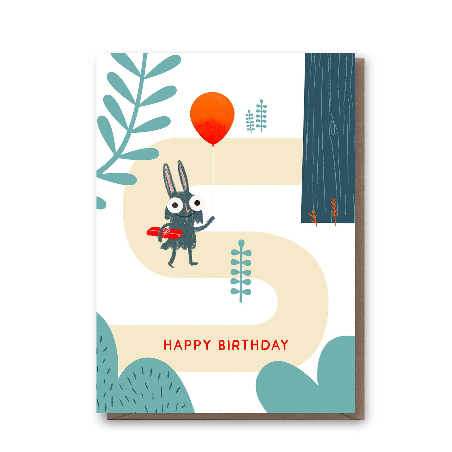 Birthday Rabbit Card - DIGS