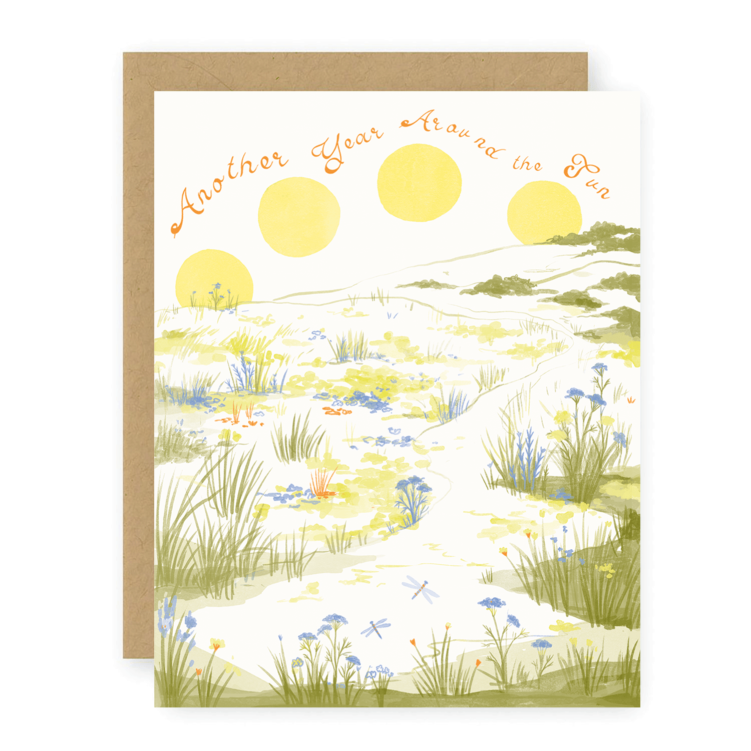 Birthday Sun Meadow Greeting Card - DIGS