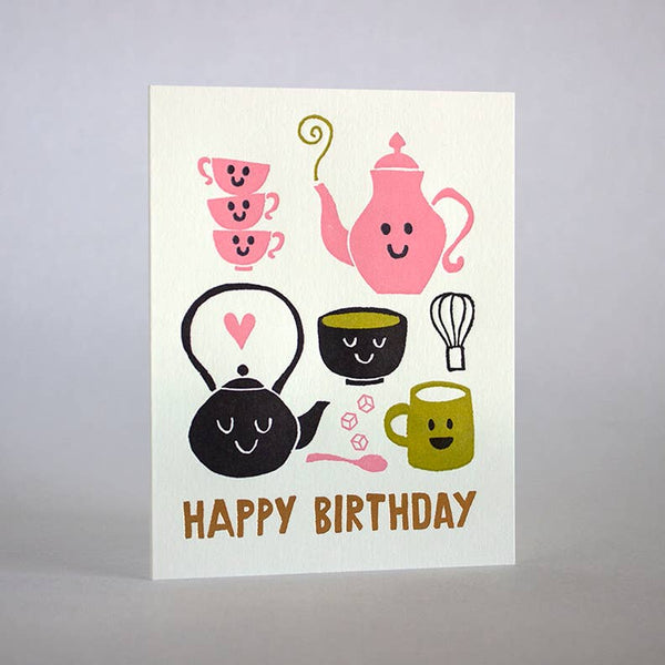 Birthday Tea Party Card - DIGS