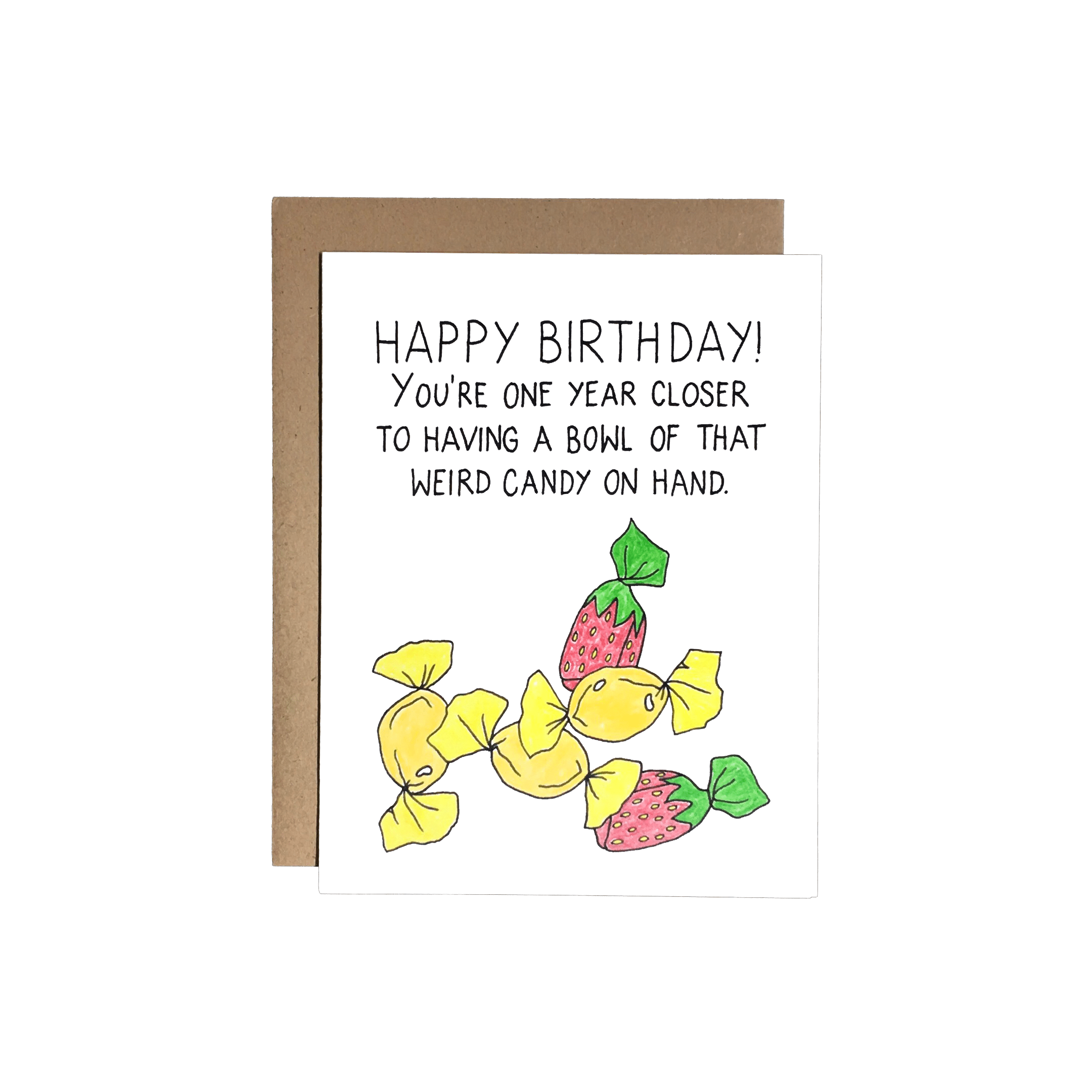 Birthday Weird Candy Card - DIGS