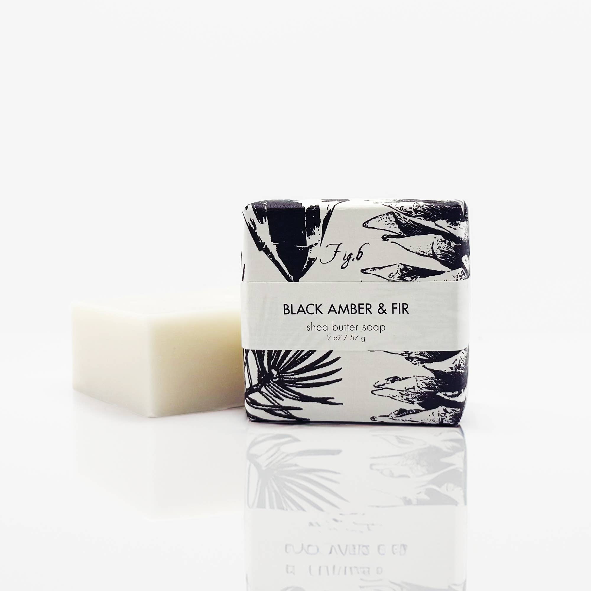 Black Amber & Fir Petite Shea Butter Soap - DIGS