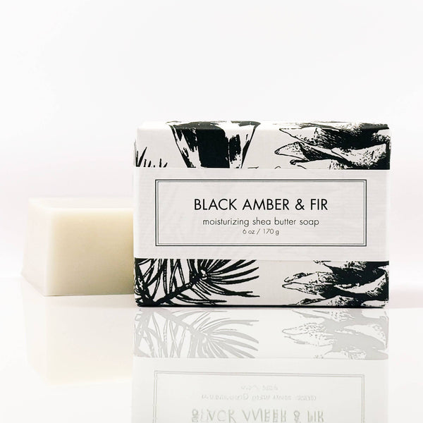 Black Amber Fir Shea Butter Bar Soap - DIGS