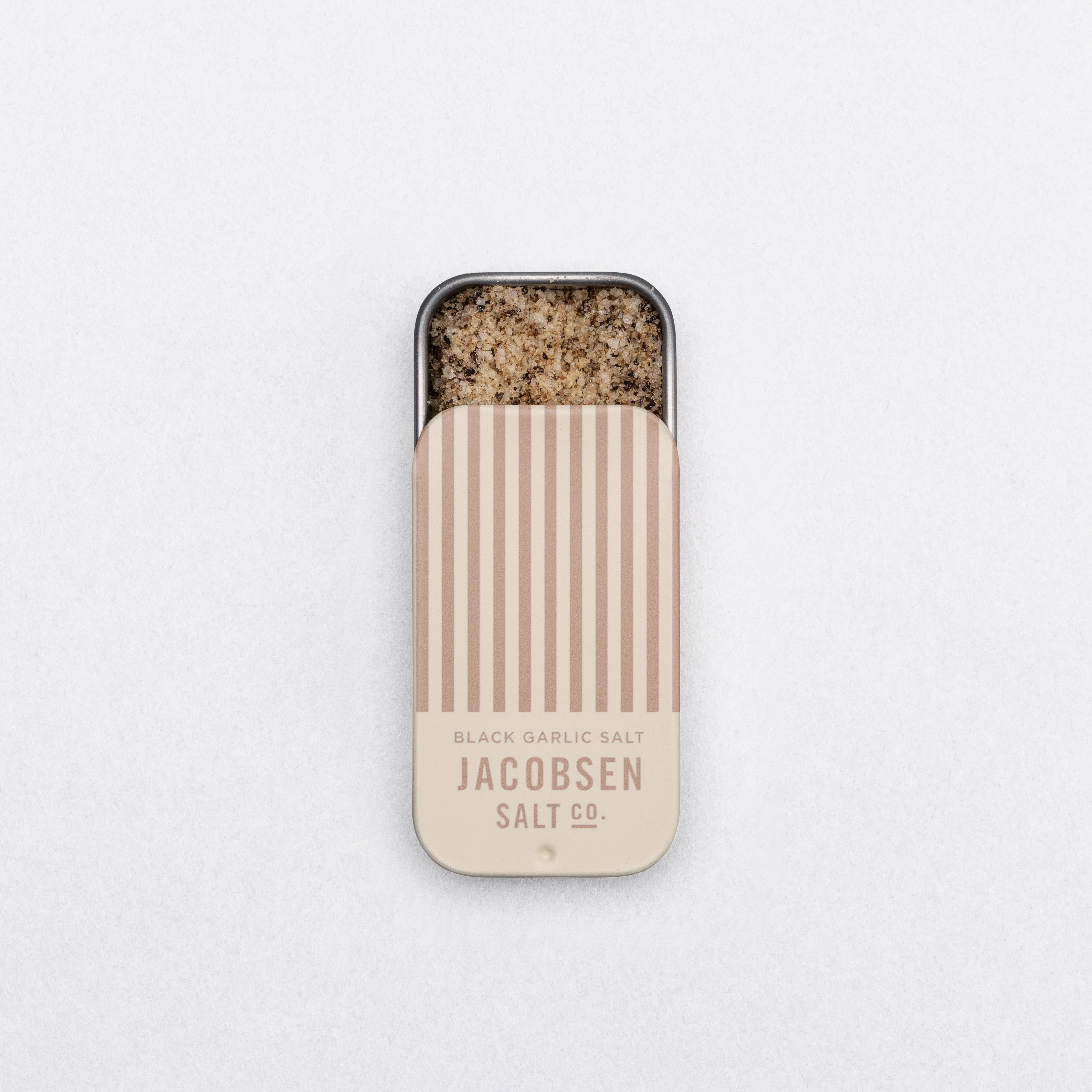 Black Garlic Infused Sea Salt Slide Tin - DIGS