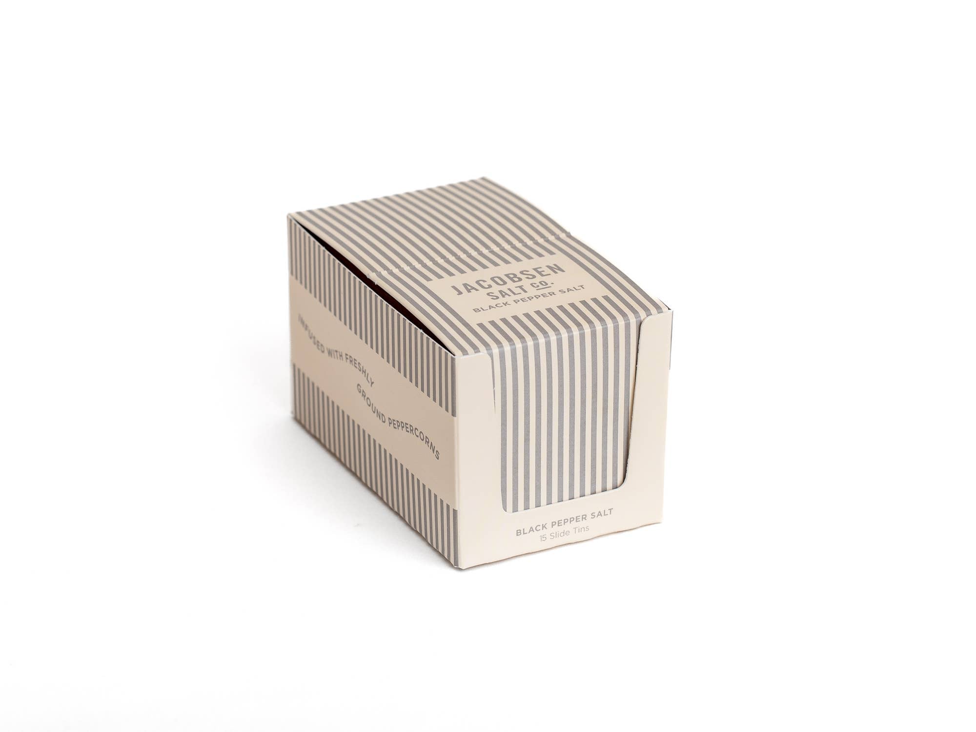 Black Pepper Infused Sea Salt Slide Tin - DIGS