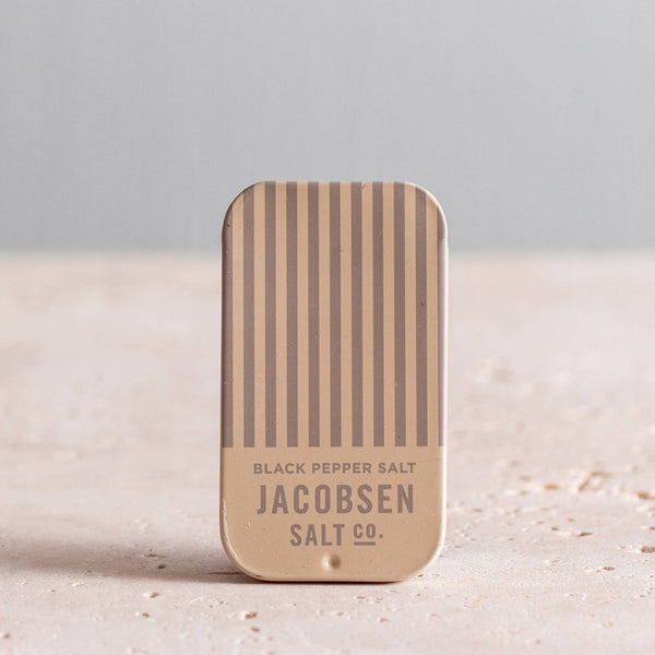 Black Pepper Infused Sea Salt Slide Tin - DIGS