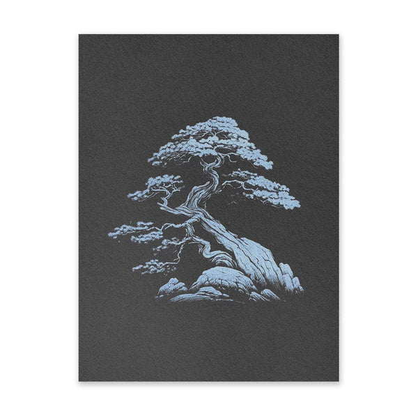 bonsai tree print Black & White Bonsai 1 Art Print | Ohh Deer