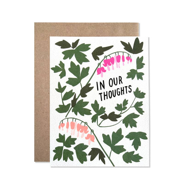 Bleeding Hearts Sympathy Card - DIGS